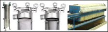Filtration liquide : filtres à poches filtrantes, toiles filtre bande, toile filtre presse, toile sur cadre