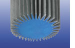 Cartouches filtrantes diamètre 115 pour industrie du verre ou production matières plastiques